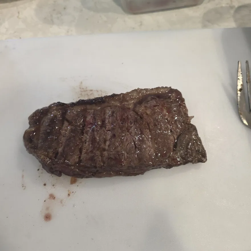 Bife grelhado na tábua