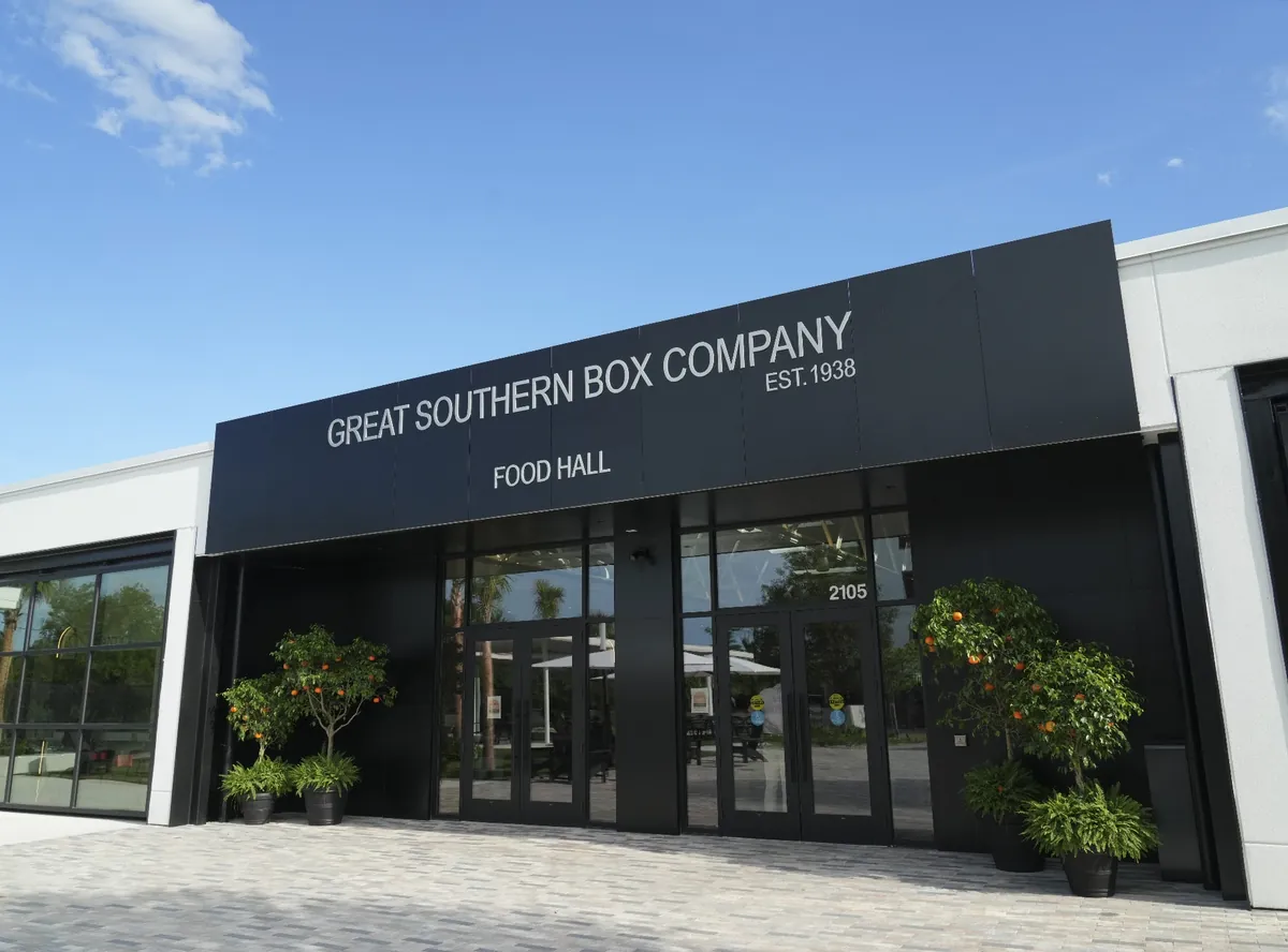The Great Southern Box Company Food Hall, est. 1938