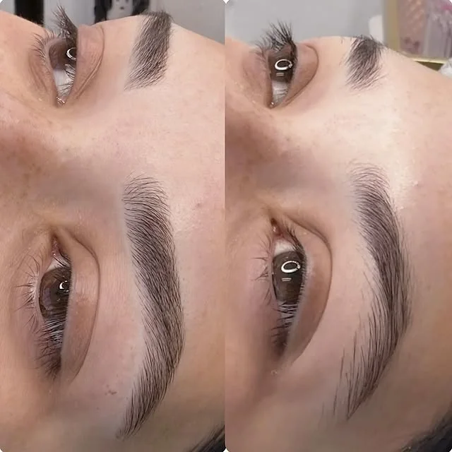 Signature brows by Regiane Rosa, before and after